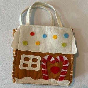 Gingerbread House Felt Purse